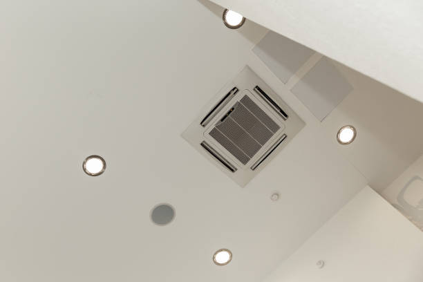 istock white ceiling lighting in meeting room 936607410