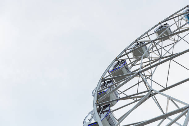 istock Ferris wheel on a summer day against a clear sky 936607570