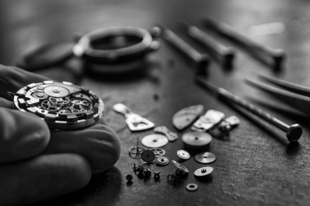 istock Mechanical watch repair 936618380