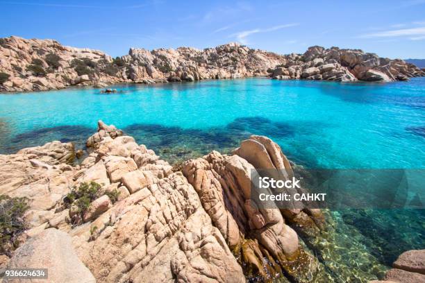 Cala Coticcio Beach Sardinia Italy Stock Photo - Download Image Now - Archipelago, Bay of Water, Beach