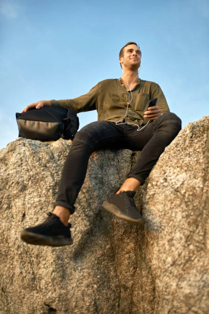 istock Traveler relaxing outdoors 936626364
