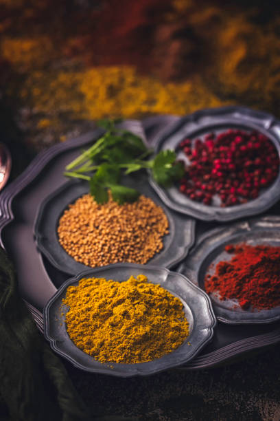 variation of exotic spices - 16936 imagens e fotografias de stock