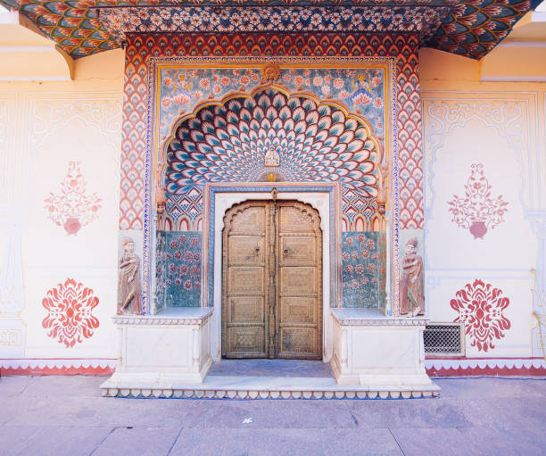 istock Peacock Gate in Jaipur City Palace, Rajasthan, India. 936638952