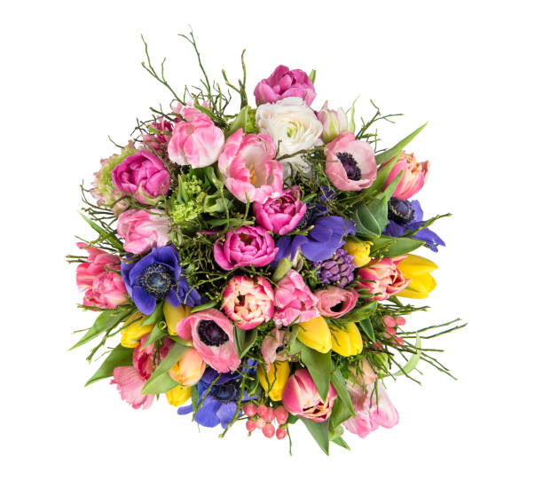 istock Spring flowers Tulip ranunculus anemone Beautiful bouquet 936639166