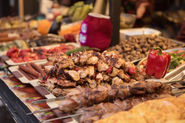 istock Barbeque at street market 936639258