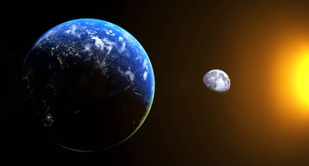 istock View From The Earth To The Moon With Sun Shine 936642830