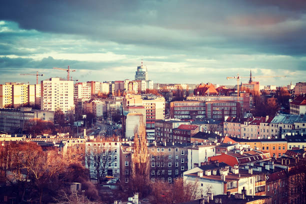 istock Szczecin City at sunset, Poland. 936643098