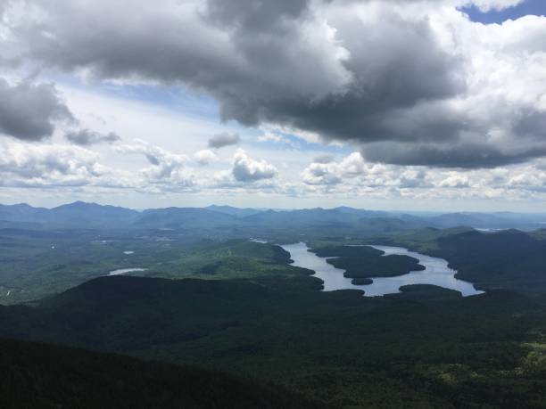 istock Whiteface Mountain and lake Placid 936647118
