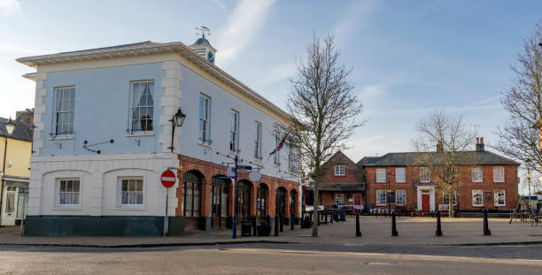 arquitetura na cidade de alton, em hampshire - hampshire - fotografias e filmes do acervo