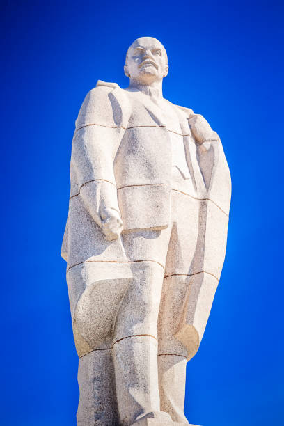istock Statue of Lenin in Dudinka, Russia 936659846