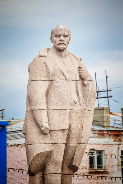 Statue of Lenin in Dudinka, Russia