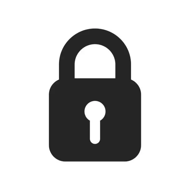 Vector illustration of Lock icon