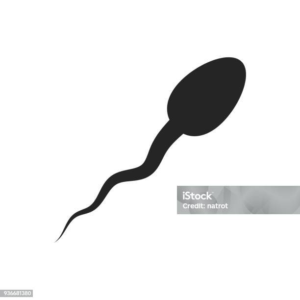 Sperm Icon Stock Illustration - Download Image Now - Sperm, Icon Symbol, Vector