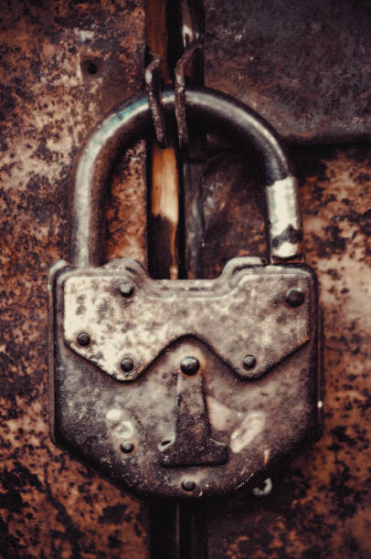 istock Vintage Old Lock on the Door 936684940