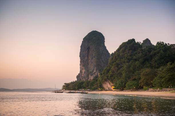 istock Tropical Dusk Scene Ao Phra Nang Beach Thailand 936685150