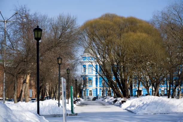 istock winter cityscape with historical buildings 936685194