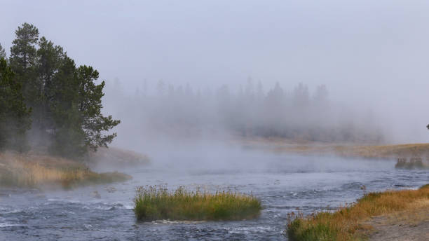 istock Thermal Steam Rising from Firehole River, Yellowstone National Park 936694072