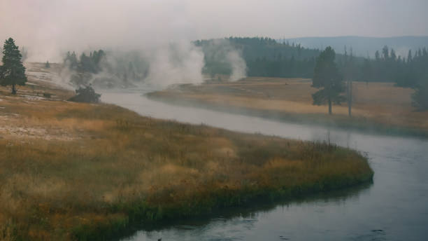 istock Thermal Steam Rising from Firehole River, Yellowstone National Park 936697048