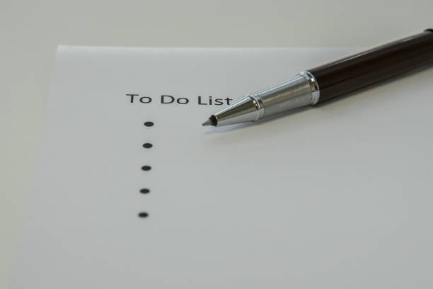 istock close up mock up to do list with pen to write for reminder 936716126