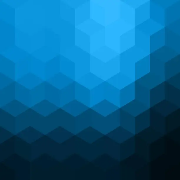 Vector illustration of Blue abstract background