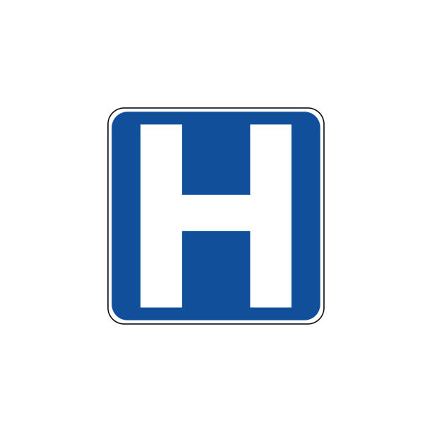 istock USA traffic road sign. general service sign for hospital.vector illustration 936722946