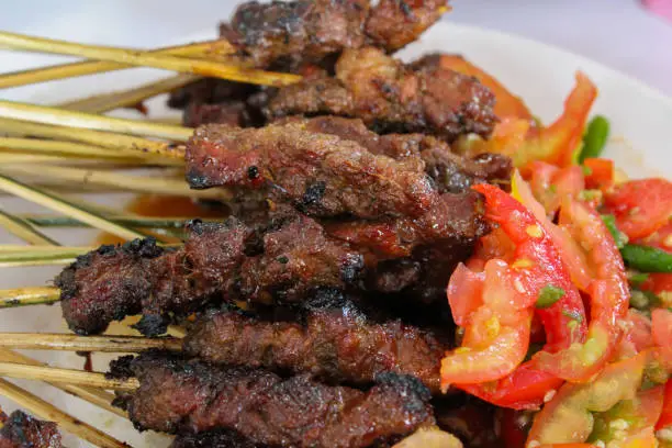 Sate Maranggi (Satay) is one of the typical food and famous in Indonesia.