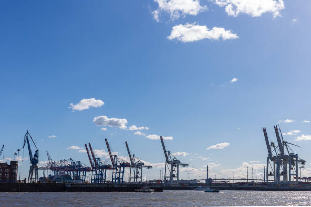 istock hamburg container terminal  port docks installations and ships 936733018