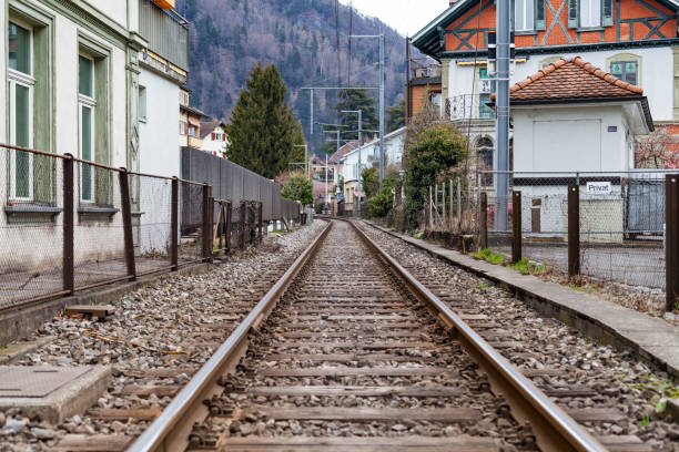 istock Railroad in the alps, Switzerland 936739430