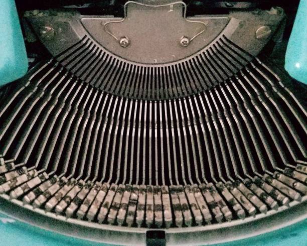 Typewriter stock photo