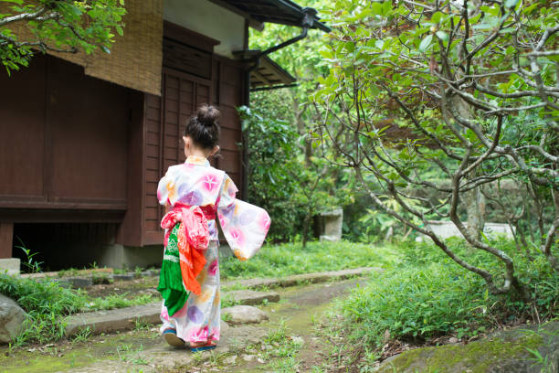 istock Little girl in a yukata 936761026