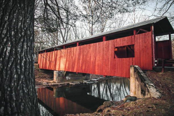 istock Esther Furnace Covered Bridge 936768428