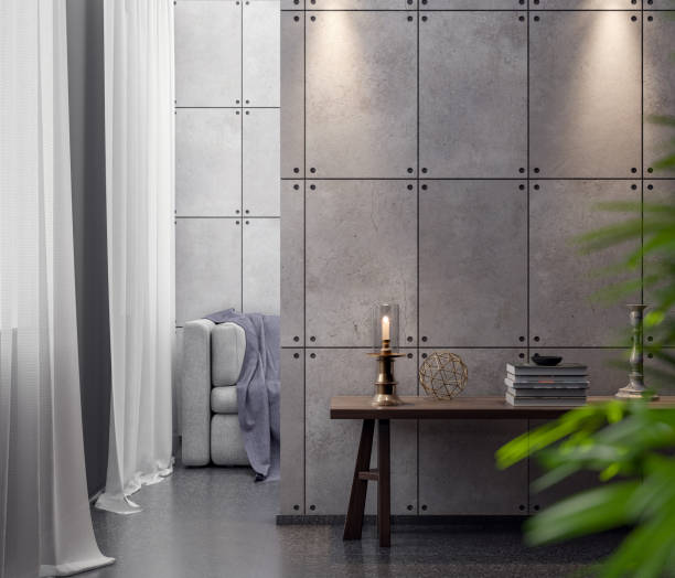 istock Mockup Poster in the interior, 3D illustration of a modern design 936769254