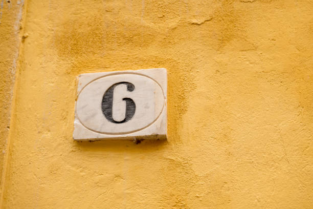 istock The house number is six 936776502
