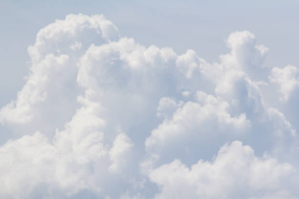 textura y fondo de la nube blanca - cumulus cloud fotografías e imágenes de stock