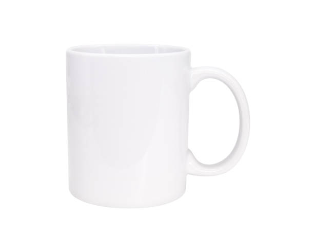 istock White ceramic handle mug on isolated background with clipping path. Blank drink cup for your design. 936781962