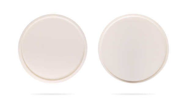 istock Coaster on isolated background with clipping path. Plastic plate for protection your mug or cup. 936782234