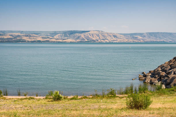 Sea of Galilee taken from north part near Capernaum Israel Sea of Galilee taken from north part near Capernaum galilee photos stock pictures, royalty-free photos & images