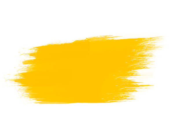 istock Orange water color patches graphic brush strokes design effect element for background 936799566