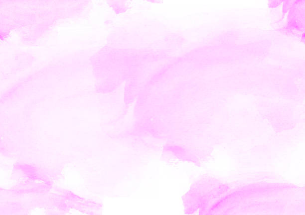 istock Purple water color patches graphic brush strokes design effect element for background 936799598