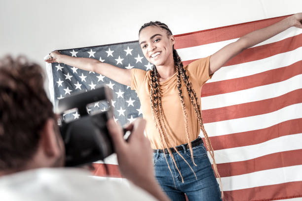 istock Cheerful young woman smiling 936805626