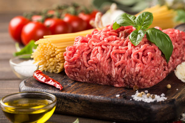 istock Ingredients for spaghetti Bolognese 936816926
