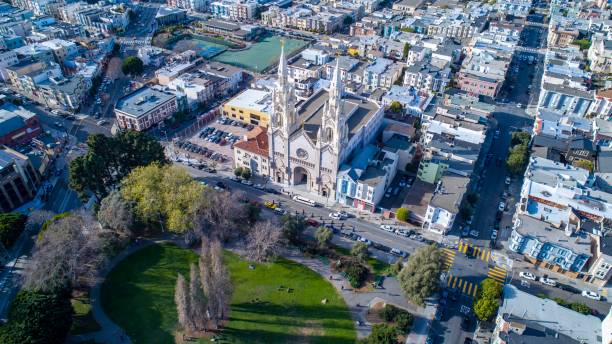 istock An Aerial view of Washington Square Park San Francisco, CA 936825482