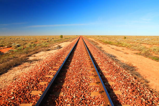 trans-australian railway, indian-pacific - 7947 photos et images de collection