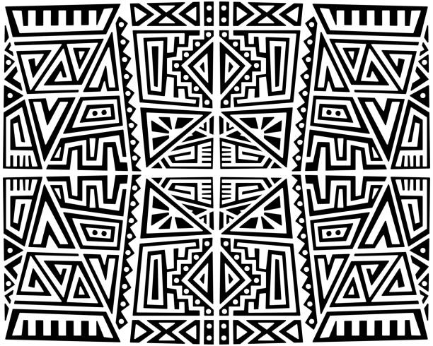 illustrations, cliparts, dessins animés et icônes de modèle sans couture créative vecteur - illustration and painting radial symmetry symmetry geometric shape