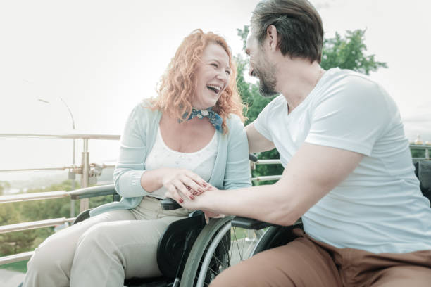 istock Happy female person looking at her husband 936843040