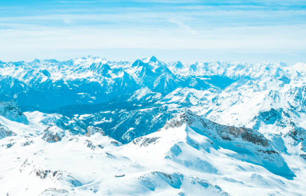 istock Beautiful Landscape Of High Snowy Mountains. 936849770