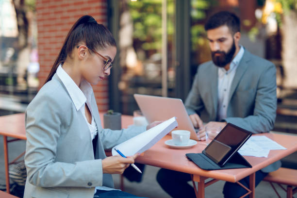 istock Business people having a coffee break 936849894