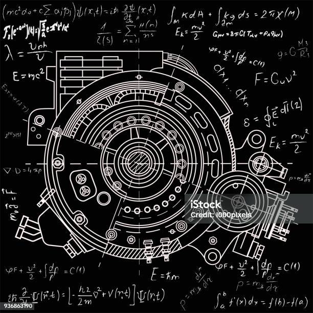 La Section Moteur Électrique Représentant La Structure Interne Et Les Mécanismes De Dessin Il Peut Être Utilisé Pour Illustrer Les Idées Liées À La Science Ingénierie Design Et Haute Technologie Vecteurs libres de droits et plus d'images vectorielles de Plan