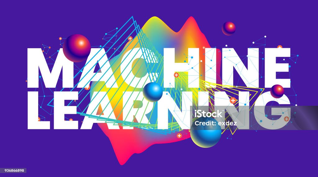 Machine Learning Text Design Stock Illustration - Download Image Now ...