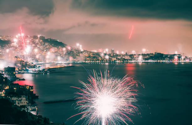 istock New Years celebration fireworks in Naples, Italy 936872116